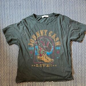 Daydreamer Dark Gray Johnny Cash Tee